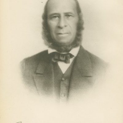 Black and white portrait of Rev. Charles B. Ray.
