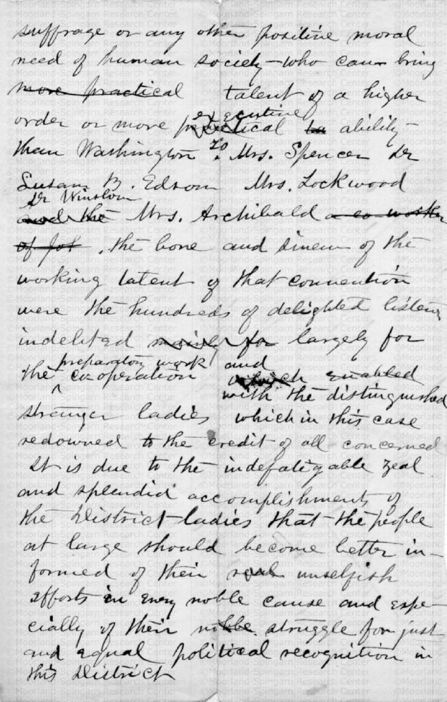 "The Right of Women to Exercise the Elective Franchise, Under the 14th Article of the Constitution" by Mary Ann Shadd Cary page 4