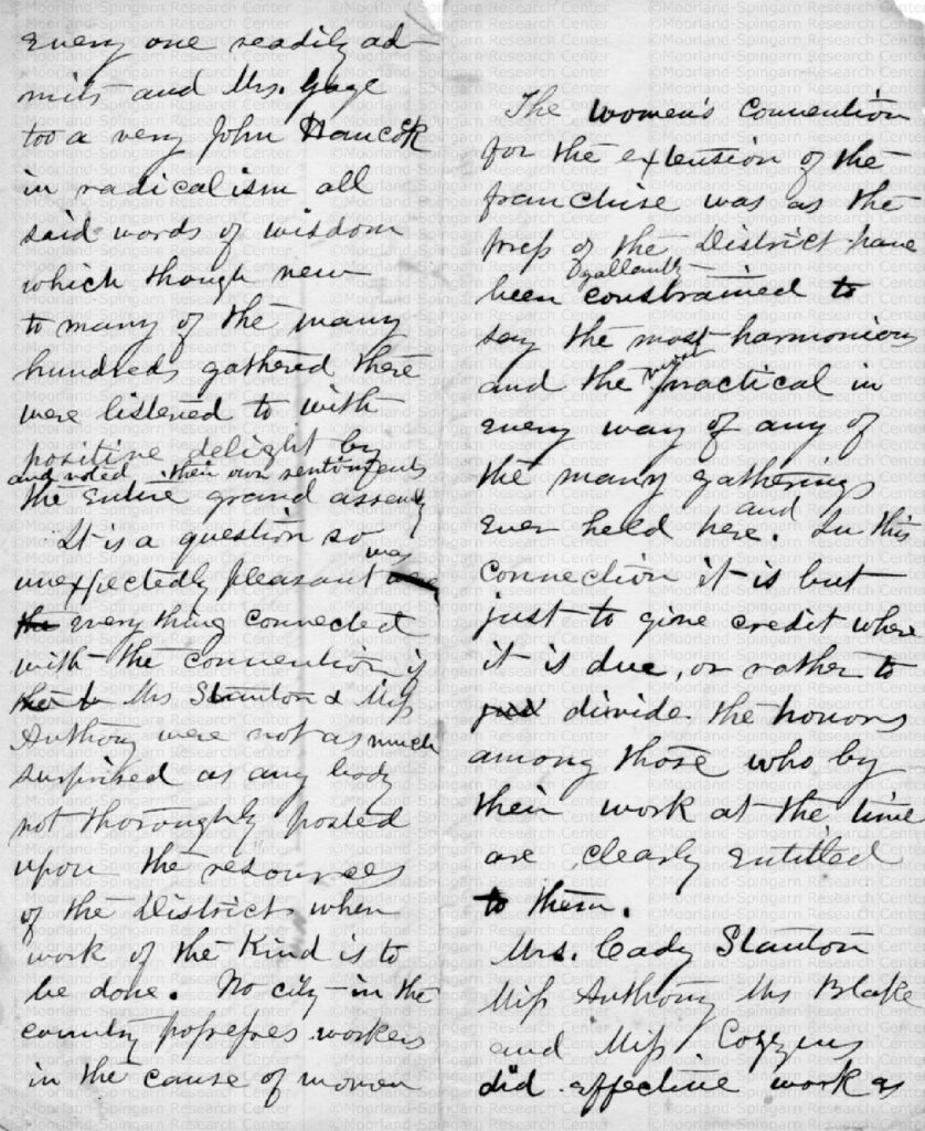"The Right of Women to Exercise the Elective Franchise, Under the 14th Article of the Constitution" by Mary Ann Shadd Cary page 9