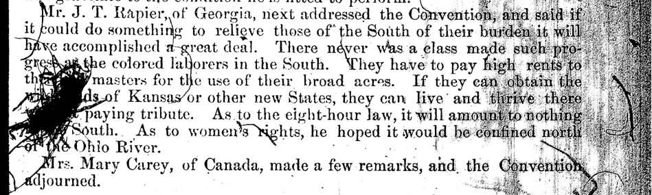 excerpt of page 13 from Colored National Labor Convention (1869)